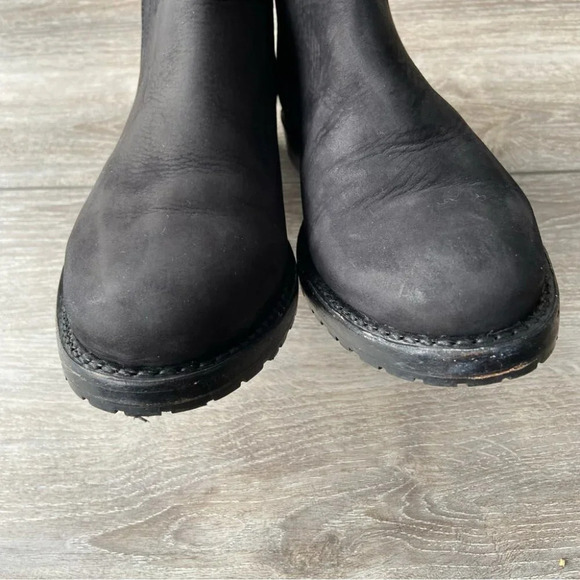 FRYE Natalie Double Zip Italian Nubuck Leather Bootie - Picture 5 of 15